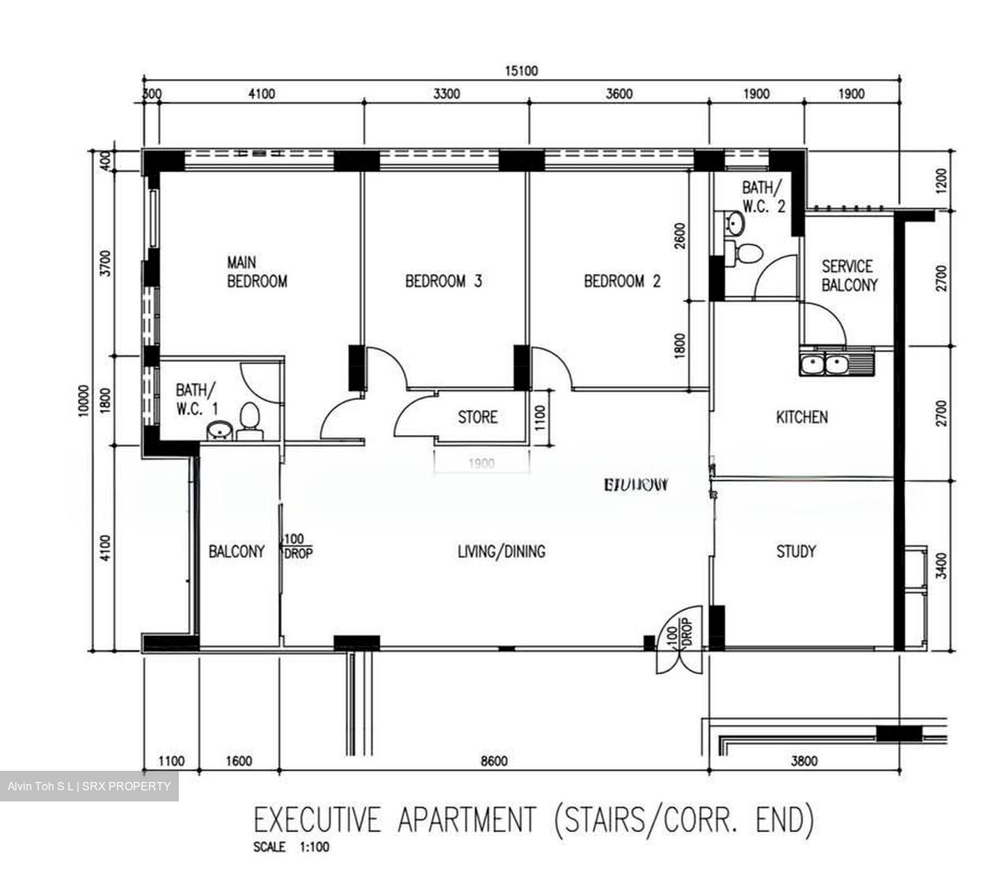 Blk 104A Kebun Baru Heights (Ang Mo Kio), HDB Executive #589793071